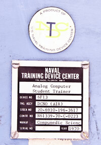 CSI 6F13 Training Analog Computer