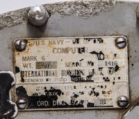 Sperry/Ford mark-6 3'/50 Gun Computer