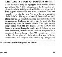 F-86 flight manaul page about A_4 gunsight